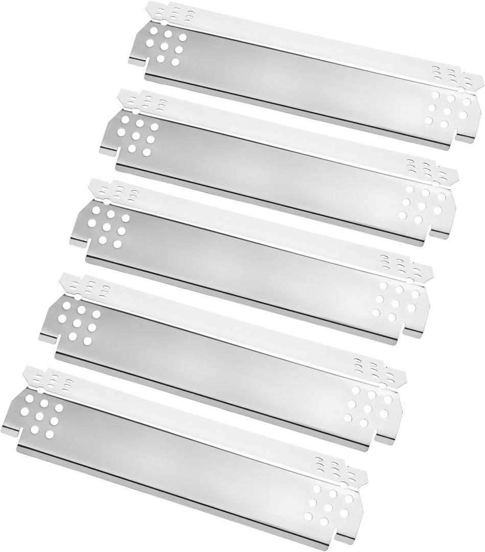 Grill Heat Plates Replacement Parts for Nexgrill, Stainless Steel Heat Tents for Home Depot Nexgrill 5 Burner Gas Grill, 14.6" Flame Cover Replacement Parts for Nexgrill 720-0888