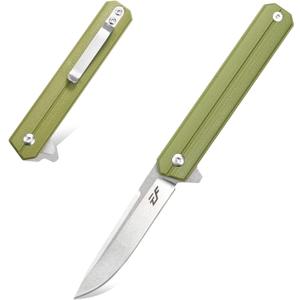 Eafengrow EF64 Folding Knife D2 Steel Blade G10 Handle Multitool Pocket Knife for Camping Hiking EDC Tool (army green) Eafengrow EF64 Folding Knife D2 Steel Blade G10 Handle Multitool Pocket Knife for Camping Hiking EDC Tool (army green)