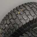 DOUBLE BRIDGE 2 Pack 13x5.00-6 Lawn Tractor Pneumatic Wheel, Wheelbarrow tire Turf Tread,3.075" hub Length with Steel Rim, Flange ID 0.76''