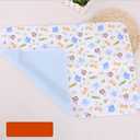 4pcs Pack Monvecle Baby Infant Cotton Waterproof Changing Pads Washable Resuable Diapers Liners Mats Small 18"x12"