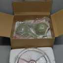 Seealle Modern Green Table Lamps Set of 2 - Bedside Lamps for Night Stands, 19.4" Bedroom Lamps for Living Room Sage Green Lamps with Rocker Switch