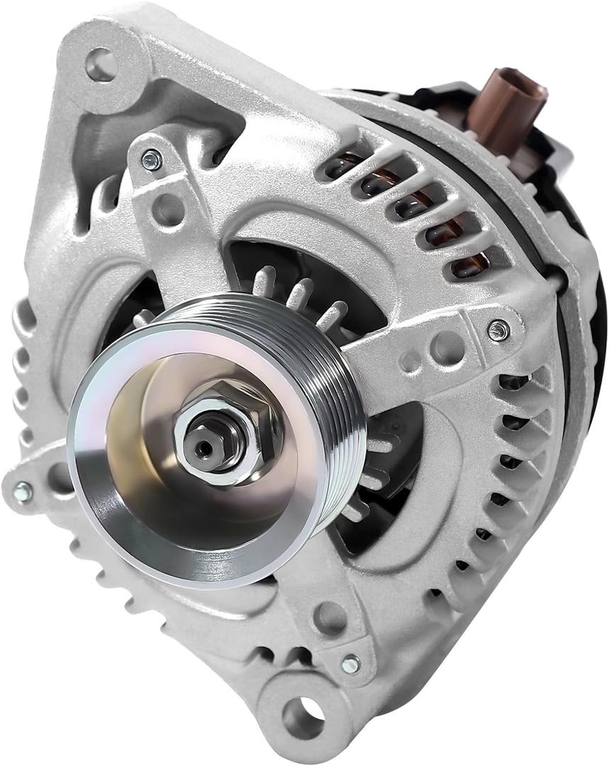 11390N Alternator Compatible with 2008-2012 Honda Accord, 2009-2014 Acura TSX L4 2.4L, 130Amp/12Volt Automotive Replace for: 104210-5890 31100-R40-A01