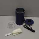 Spacekey Milk Frother, 4-in-1 Electric Frother for Coffee, 10.1oz/300ml Automatic Warm and Cold Foam Maker with Mute Mode, Temperature Control Milk Steamer for Latte, Easy to Clean