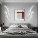 CANEOE Modern Led Wall Light Set of 2, 39inch Indoor Led Wall Sconce Lighting, Bathroom Vanity Light Fixtures Over Mirror for Living Room Hallway Bedroom Bedside Wall Lamp (White,6000K,2 Packs)