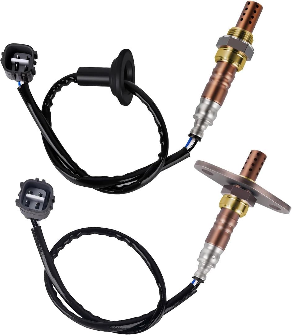Automotive Replacement Oxygen O2 Sensor 234-4205 234-4061 Set of 2, 02 Sensor Compatible with Chevy for Prizm for Toyota for Corolla 1998-02