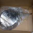 All-Clad D3 Stainless Steel 12 inch Frying Pan With Lid- Made in the USA- The Original Bonded Professional Cookware- Oven Safe & Induction Compatible