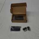 goldenwarm 6 Pack 4in Black Door Hinges Interior Door Hinges Black Matte 4 x 4 Inch with Square & Round Corners, Iron Material