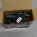 Green Wire, Yellow Incandescent Bulb 100 Mini String Lights for Indoor Christmas Tree Garland Birthday Wedding Party Festival Decoration