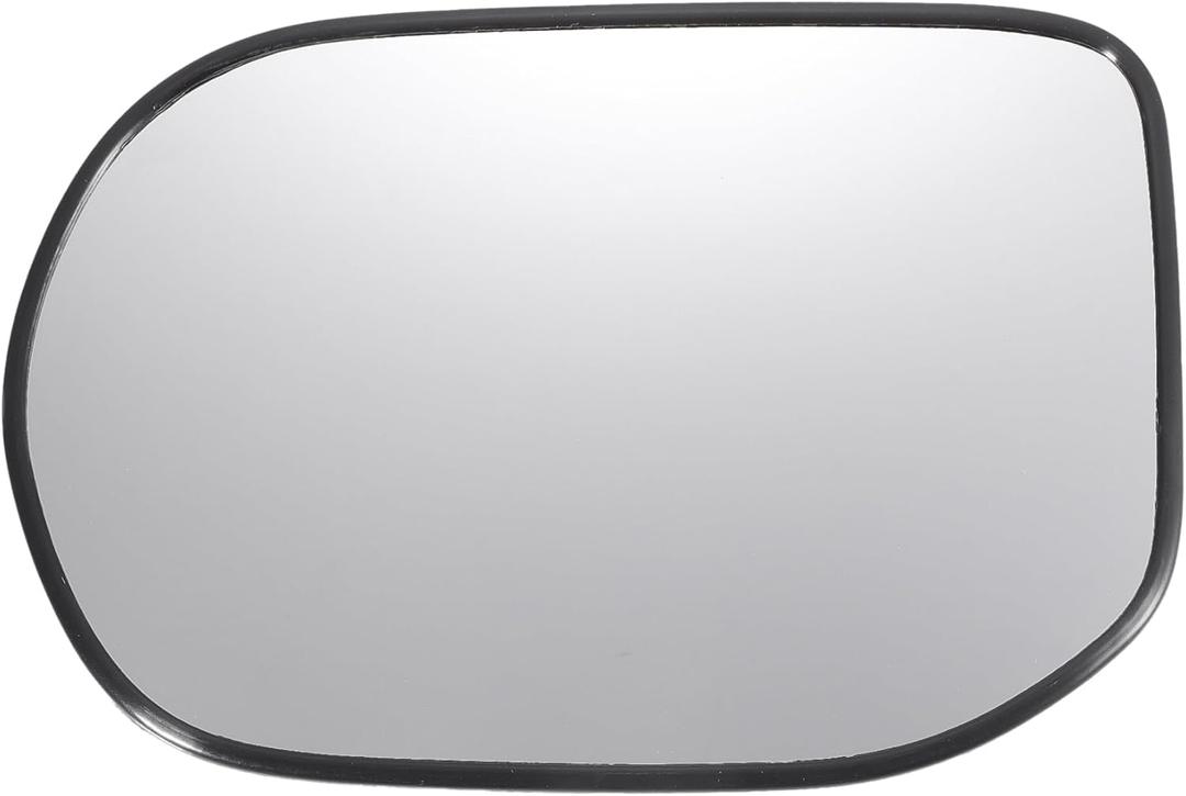 X AUTOHAUX Car Rearview Left Driver Side Mirror Glass Replacement W/Backing Plate Non-heated White Glass for Honda Civic 8th 2006-2011