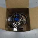ROADFORMER 2.5" Worm Gear Hose Clamp - SAE 40 Size, Full Stainless Steel with 1/2" Band Width, Working Range 52mm - 76mm Hose Clamps, 10 Pack