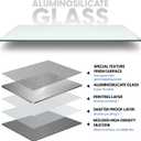 Pulsar Gaming Gears Superglide Pad v3 Type-S Alumino-Silicate Glass Gaming Mouse Pad, Soft R-Edge, Anti-Slip Silicone Base 420mmx330mm (L, White), Large