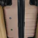 Travelers Club Midtown Hardside 4-Piece Luggage Travel Set, Rose Gold