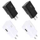 Fast Charging Block USB Wall Charger Plug Travel Adapter Plug Android Phone Charger for Samsung Galaxy S23/ S22/ S22 Ultra/ S21/ S20/ S10/ S9/ S8/ S7/ S6 Edge/ Note 10 9 8 Quick Charger, Cell Phone Charger
