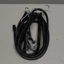 Rubber Bungee Cords with Hooks  Heavy Duty 31" Bungee Straps (6 Pack), 1.8X Max Stretch, Over 200 lbs Load  100% EPDM Rubber & S-Hooks for Cargo, Tarps, Outdoor Use