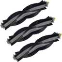 MZY LLC 3 Pack Replacement Rubber Roller Brushes for Ecovacs Deebot X1 Omni/ X1 PRO Omni/ X1 Plus/ T10 Omni/ T10 Turbo Vacuum Cleaner Accessories