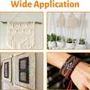 108 Pcs Complete Macrame Supplies with 1216 Inch Macrame Board, Double Sided Dual Grids, Metal Adjustable Holder, 100 T-Pins in 2 Sizes, Scissor, Ruler, Brush, Comb, Clips, All-in-One Macrame Kit