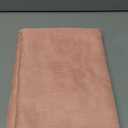 DONREN Peach Pink Sheer Window Scarf for Girls Party - Luxury Soft Semi Sheer Scarf for Wedding (1 Panel,52 Inch by 216 Inch Length)