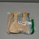 BENECREAT 3pcs Fan Handles, 7.87×3.15×0.47 Inch Hand Fan DIY Handles, Wood Jumbo Craft Sticks, Fan Handle Craft Sticks for DIY Handicrafts