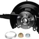 TRQ Complete Wheel Hub Bearing & Steering Knuckle Assembly LH Driver for 03-07 Honda Accord 2.4L Manual Transmission