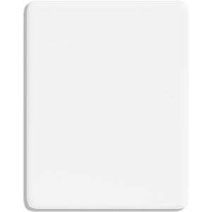 Auhoahsil Mouse Pad, Thick Computer Mousepad with Anti-Slip Silicone Base, Soft Memory Foam Filling, Easy Gliding Surface, Cute Mouse Mat for Gaming, Work, Men, Women, 7.1 x 8.7 x 0.2 in, White
