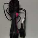 Dual Voltage Hair Dryer Brush with Negative Ion Antifrizz Styler  Hot Air Volumizer for 110V120V/220V240V European and Travel Use