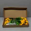 Carfoeny Realistic UV-Resistant Artificial Sunflowers - 6 Silk Bouquets, 78 Lifelike Flowers for Outdoor Planters, Wedding & Home Decor