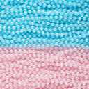 Sureio 50 Pcs Gender Reveal Beads for Baby Shower Blue Pink Plastic Beads Blue 24 Inch 6 mm Announcement Party Supplies Gender Reveal Party Favors for Baby Shower