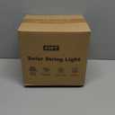 ZJOJO 60FT Solar String Lights Outdoor Waterproof, Solar Lights Outdoor with 15 Shatterproof Bulbs IP65, Patio Light for Outside Decor