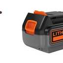 BLACK+DECKER LSTE525 20V MAX Lithium Easy Feed String Trimmer/Edger with Extra 4-Ah Lithium Ion Battery Pack (LSTE525 & LB2X4020)