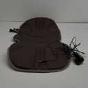 Homedics Portable Heating and Vibrating Back Massage Cushion with Adjustable Intensity and Integrated Straps