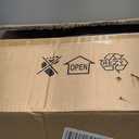 Modern Ceiling Fan with Lights and Remote Control, 32" Black Flush Mount Fan with 3 Light Colors, 6 Speeds, Low Profile for Kitchen and Bedroom