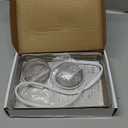 RVGUARD RV Flying Insect Screen, Stainless Steel Mesh RV Furnace Vent Cover with Installation Tool and Silicone Rubber, 2.8 x 1.3 Inch for Furnace Fitting, 8.5 x 6 x 1.3 Inch for Water Heater