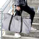 Life Large Capacity Inflatable Boat Canoeing Storage Bag Carrying Bag Pouch Foldable Storage Bag Organizer in Gray