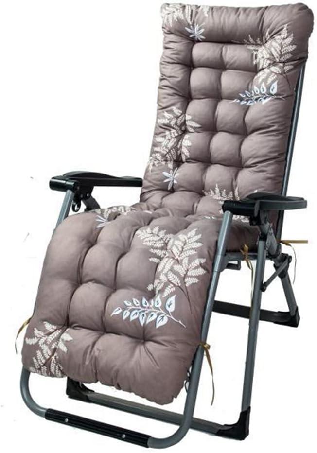 67 Inch Patio Lounge Chair, Rocking Chair Sofa, Indoor/Outdoor Floral Printed Lounger with Ties and Top Cover Non-Slip High Back Chair Cushions (Style 14)