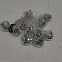 West & Arrow Disco Heart String Lights, White Lights, 10 Count, 8,5 ft Length