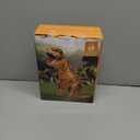 Halloween Inflatable Dinosaur Costume Adult Fancy Dinosaur Suit Blow up Trex Costume Full Body Dino Costume For Halloween Cosplay Party(brown)