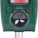 Lulu Home Ultrasonic Animal Repeller, Outdoor Weatherproof Solar Powered Rodent Repeller with Motion Activated Flashing LED Light, Repel Dogs, Cat, Squirrels, Raccoon, Rabbit, Fox & More