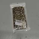 Leopard Case for iPhone 16 Case Cheetah Women Trendy Aesthetic Clear Silicone Protective Shockproof Phone Cases with Beade Phone Strap Lanyard for iPhone