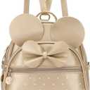 KL928 Girls Bowknot Polka Dot Cute Mini Backpack Small Daypacks Convertible Shoulder Bag Purse for Women