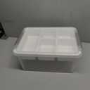 Citylife 17 QT Plastic Storage Box with Removable Tray Craft Organizers and Storage Clear Storage Container for Organizing Bead, Tool, Sewing, Playdoh