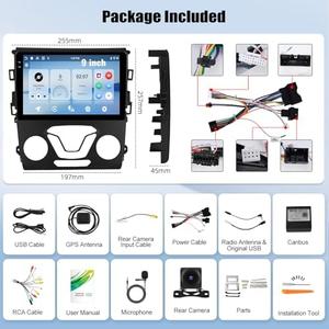 4G+64G Android Car Stereo for Ford Fusion Mondeo 2013 2014 2015 2016 2017 2018 2019 with Wireless Carplay Android Auto 9 Inch Touch Screen Head Unit Replacement Backup Camera WiFi GPS RDS Bluetooth