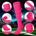 Haysandy Baseball or Softball Sock and Belt Combo Set 3 Football Baseball Socks with Softball Belt for Youth Boys Kids