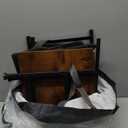 Night Stand Bedside Table Bedroom - Nightstand with Charging Station & LED Light Strip, Bed Side End Table with Storage Shelf & 3 Fabric Drawers, U-S-B Ports & AC Outlets, Rustic Brown