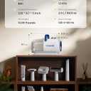 oneisall Dog Vacuum & Dryer for Shedding Grooming, 8 in 1 Dog Grooming Kit with Metal Blade Pet Clippers, Adjustable Speed and Temperature Control Blower