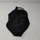 EastElegant Maternity Swimsuits One Piece V-Neck Pregnancy Swimwear Halter Maternity Bikini Black   XL