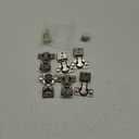 Chibery 6 Pack 3/4" Overlay 3D Soft Close Concealed Hinge for Face Frame Door, Smooth Slow Self Closing Hinges, Satin Nickel, Hidden 105° Open Angle Stainless Steel Hinge for Kitchen Cabinet Door