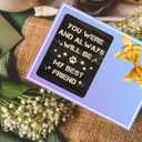 Dog Picture Frame, Cute Pet Wood Photo Frame, Dog Lover Gifts, Sympathy Gifts for Loss of Dog, You Were And Always Will Be My Best Friend Frame, Pet Remembrance Gifts -c05