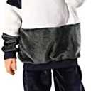 V.&GRIN Boys Fleece Pajamas, Soft Cozy Pullover Sweatshirt Pants Set for Kids 7-8 Years