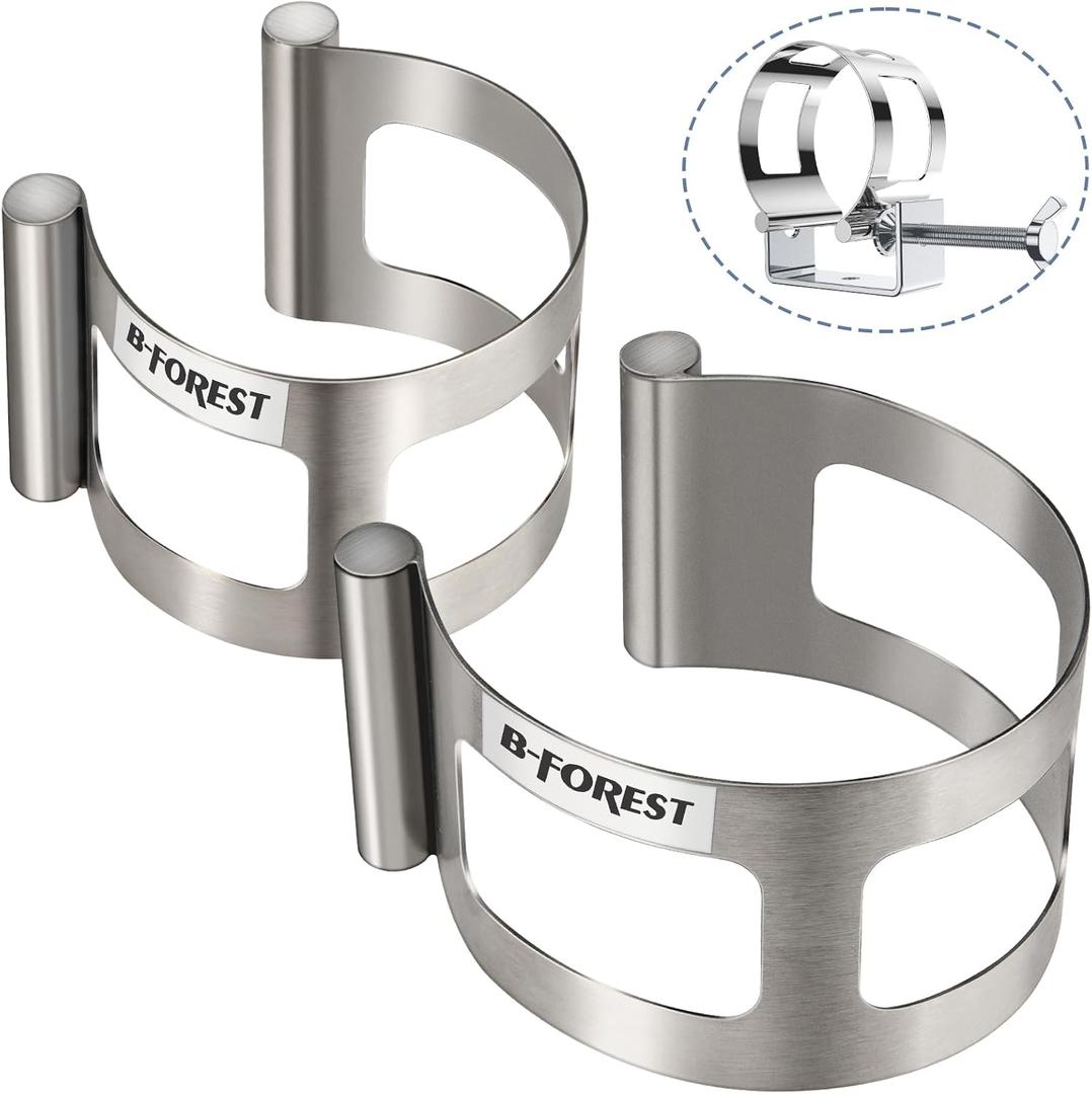 Exhaust Tacking Band Clamp-On Set, 2.5-Inch and 3-Inch Dual-Size Welding Clamps, Universal Clamps for Welding Fabrication and Exhaust Pipe Repair