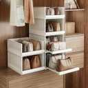Storage Drawers, 12.8" wide Cupboard Organiser, Bathroom Stackable Shelf